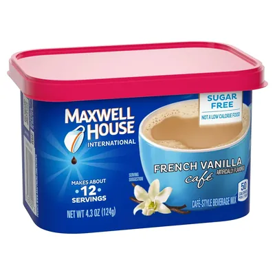 Maxwell House French Vanilla Cafe Caffeine