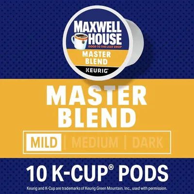 Maxwell House Master Blend K-cup Coffee Pods
